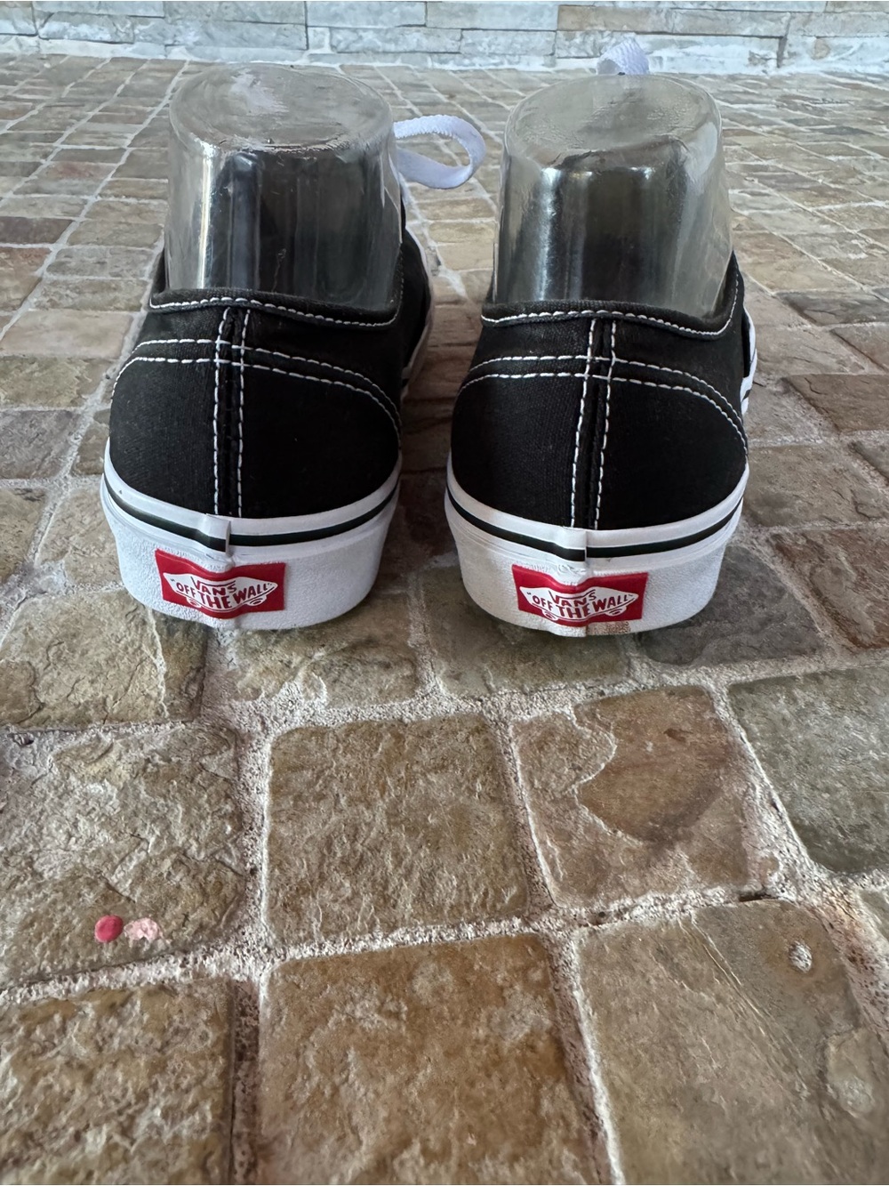 Vans Authentic Black Canvas Sneakers - Picture 4 of 10